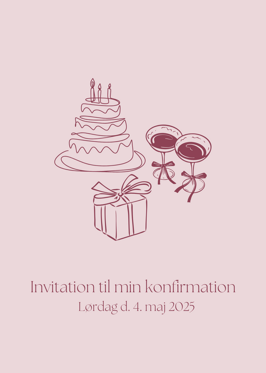 Festlig Elegance invitation