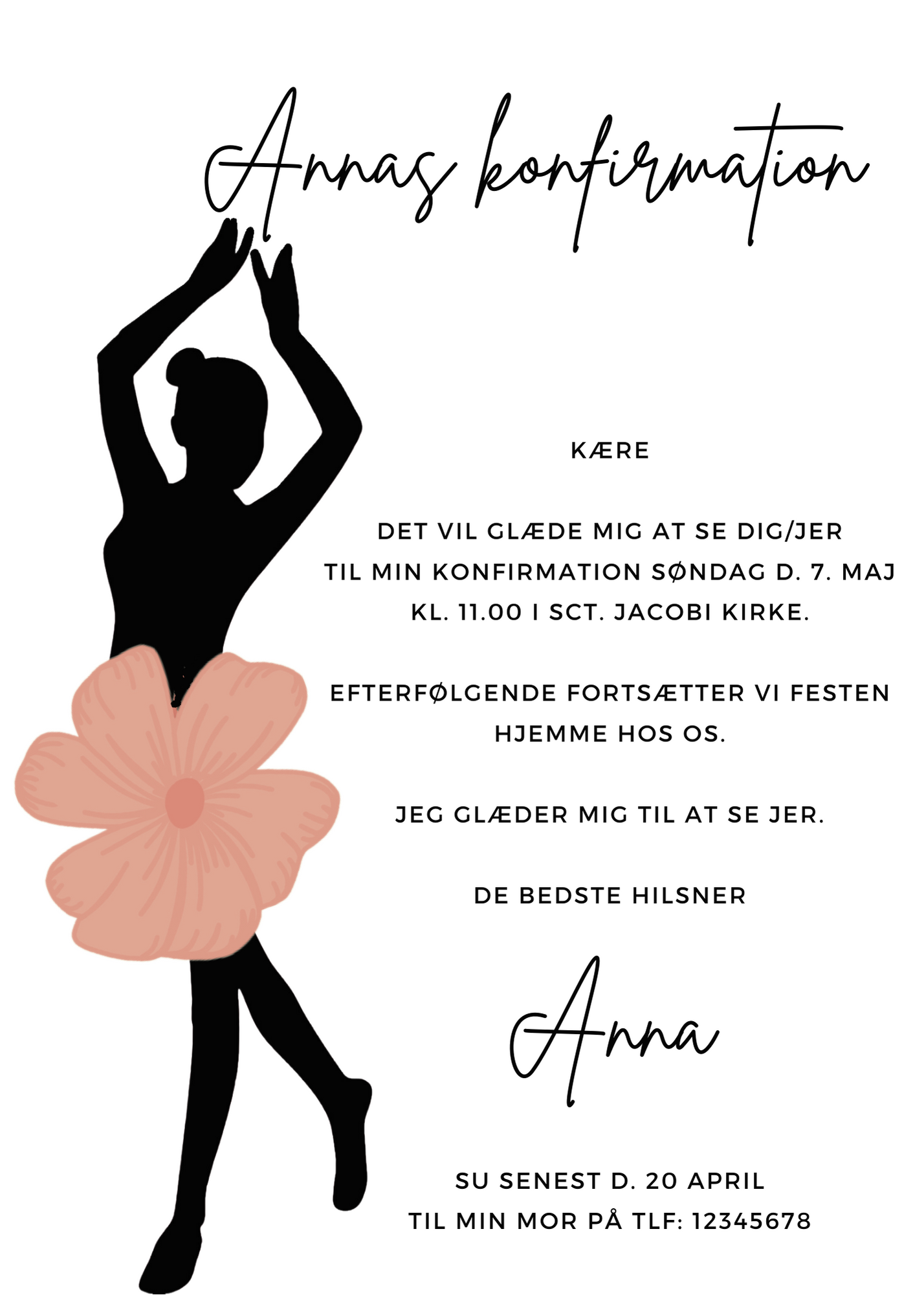 Danse invitation