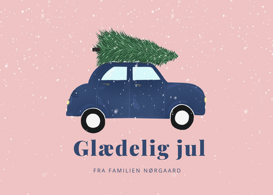 Glædelig Jul fra Familien Nørgaard - Juletræ på Farten